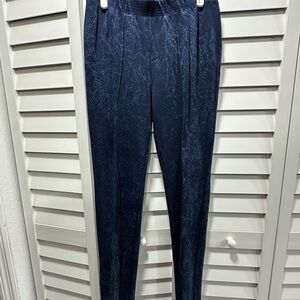 Soft Surroundings Blue Acid Wash Trouser- Tall Small
